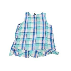 a.n.a. Sleeveless Blouse Women’s Size 2XL Rayon Striped Light & Flowy